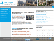 Tablet Screenshot of netzwerk-hafencity.de